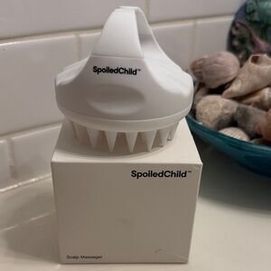 SpoiledChild White Scalp Massager Brush